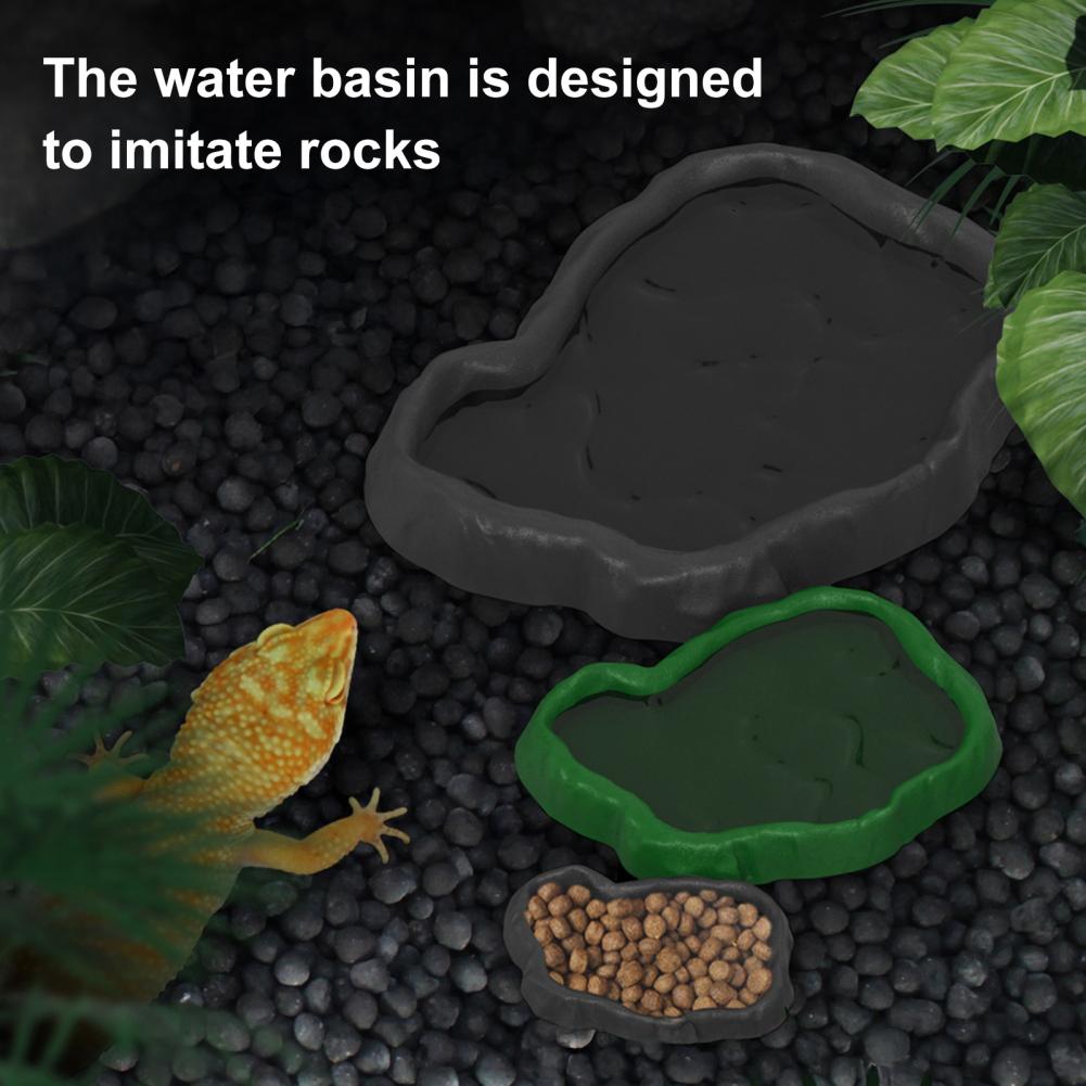 Reptile Feeder Plastic Imitati - đánh giá và giá Water Dish Reptile